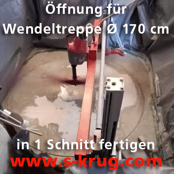 Ape-Wendeltreppev02Q Bohrung 170 cm Durchmesser fuer Wendeltreppe